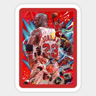 BASKETBALLART - JORDAN IS legend Sticker